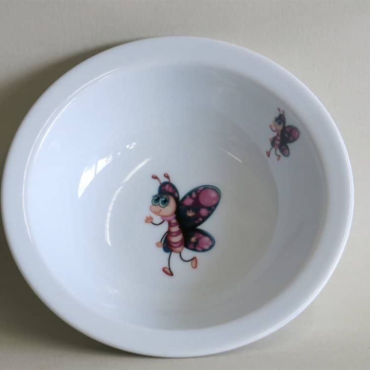 Kinderset Porzellan Müslischüssel 16 cm Smilla Schmetterling