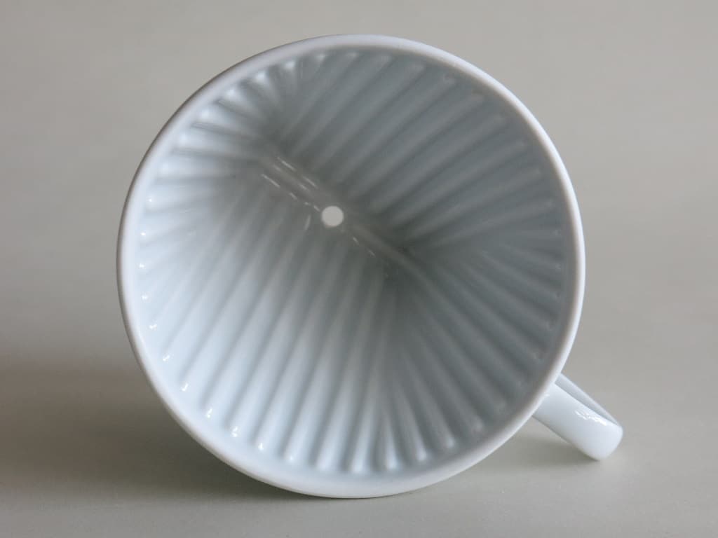 Größe 2 Xavax Kaffeefilter aus Porzellan Weiß 