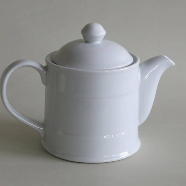 Teekanne Rafal aus weißem Porzellan 400 ml