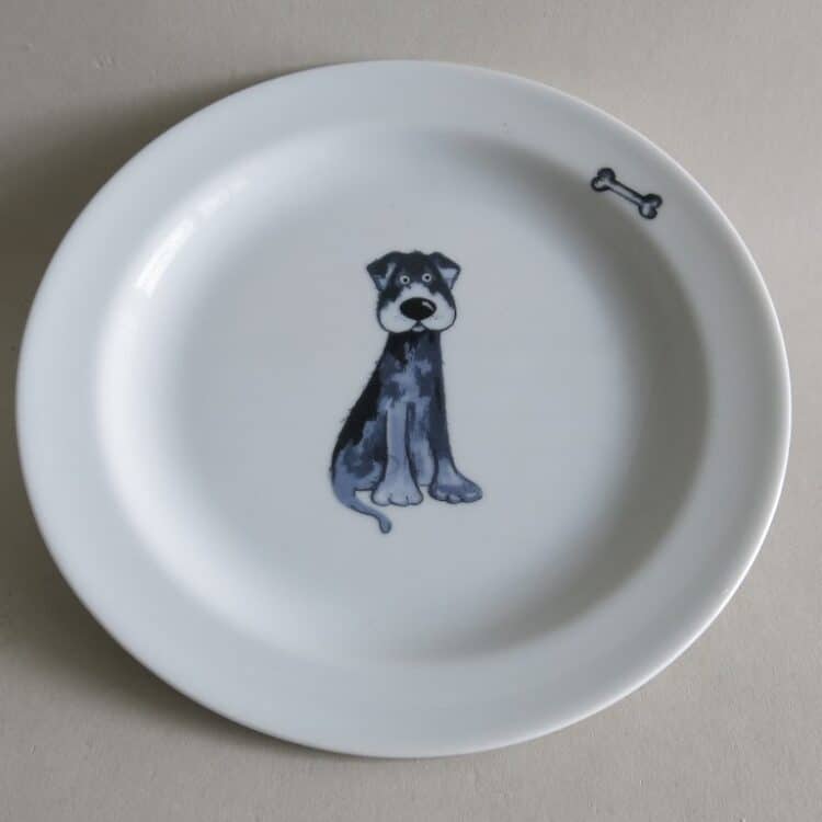 Lustige Hunde und Katzenmotive, Teller mit oder ohne Personaliserung