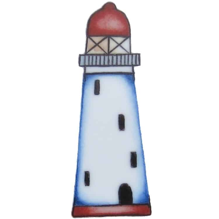Motiv roter Leuchtturm