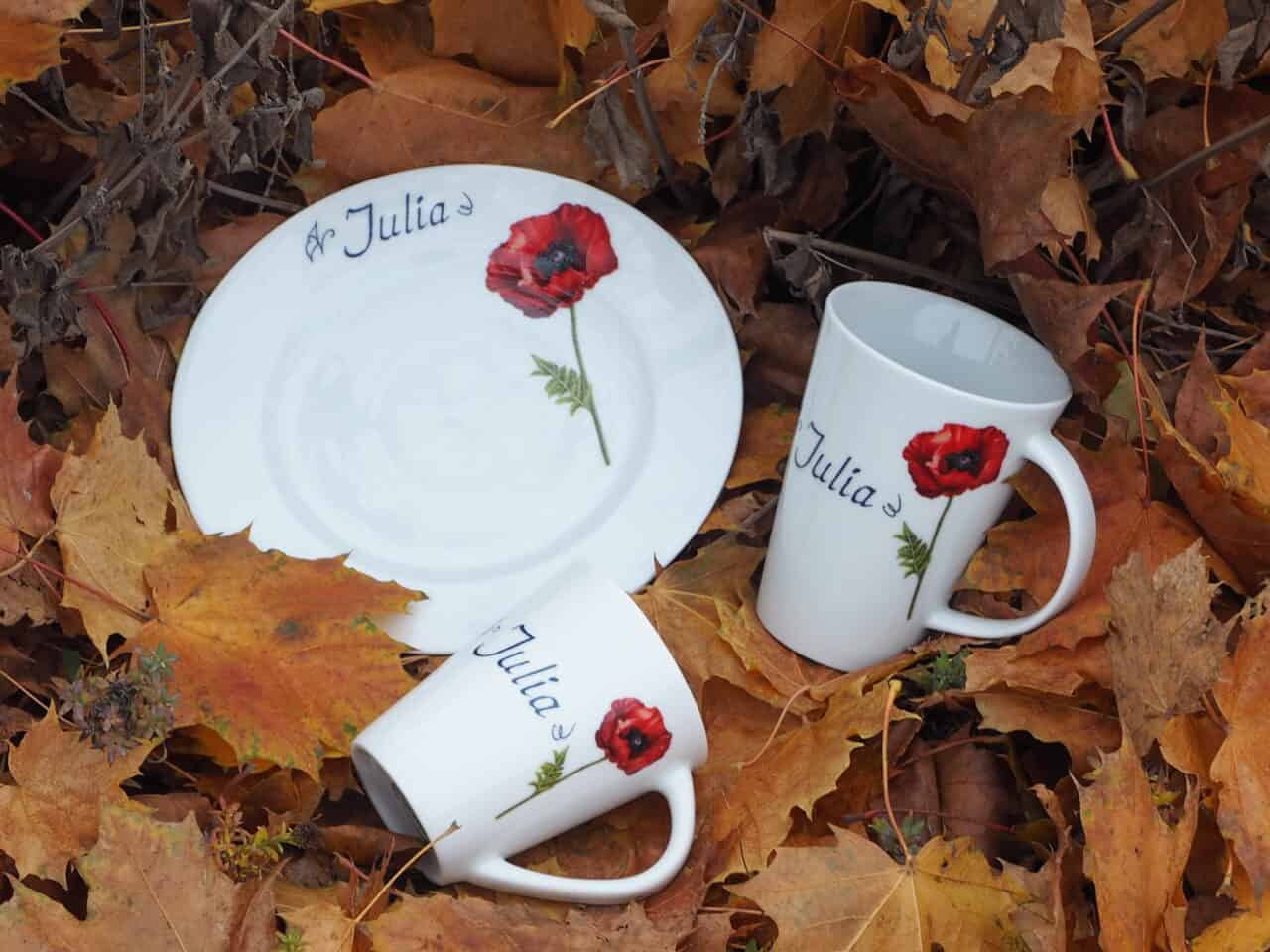 Geschenkideen ~ Porzellan im Hinterhof