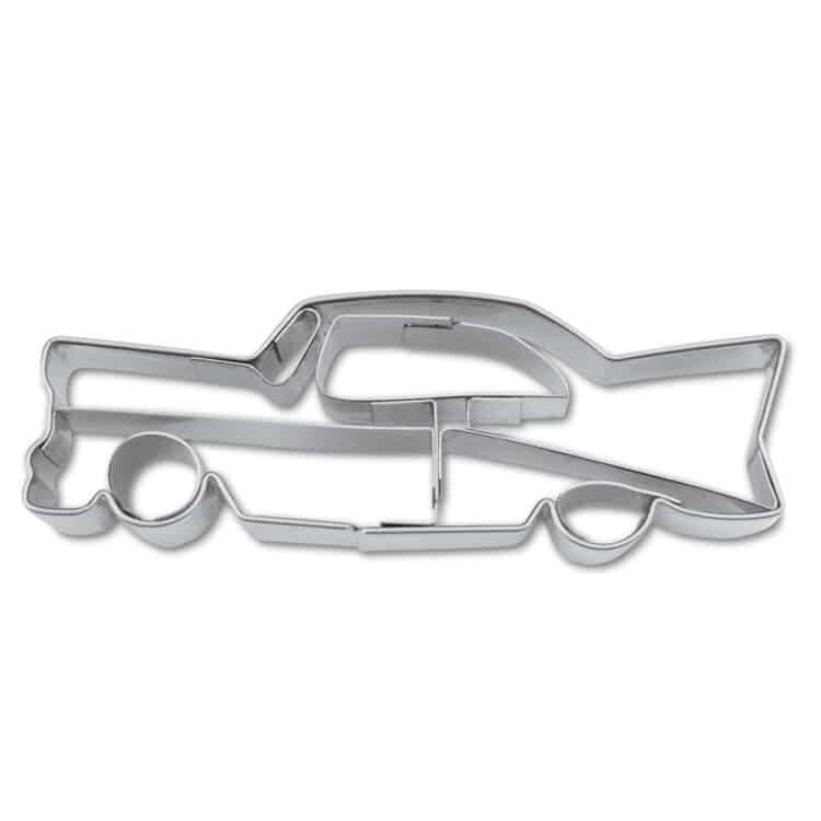 Plätzchenausstecher Chevy von Städter Relief Präge Ausstecher aus Edelstahl 8 cm