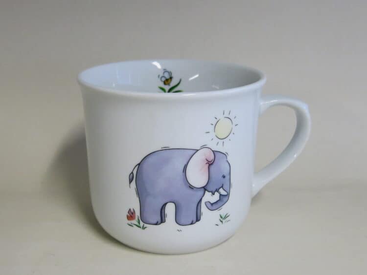 2000 Becher Hot Elefant mit Sonne