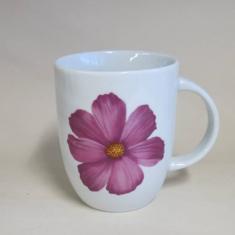 Porzellanbecher Daria 26 ml Hibiskusblüte