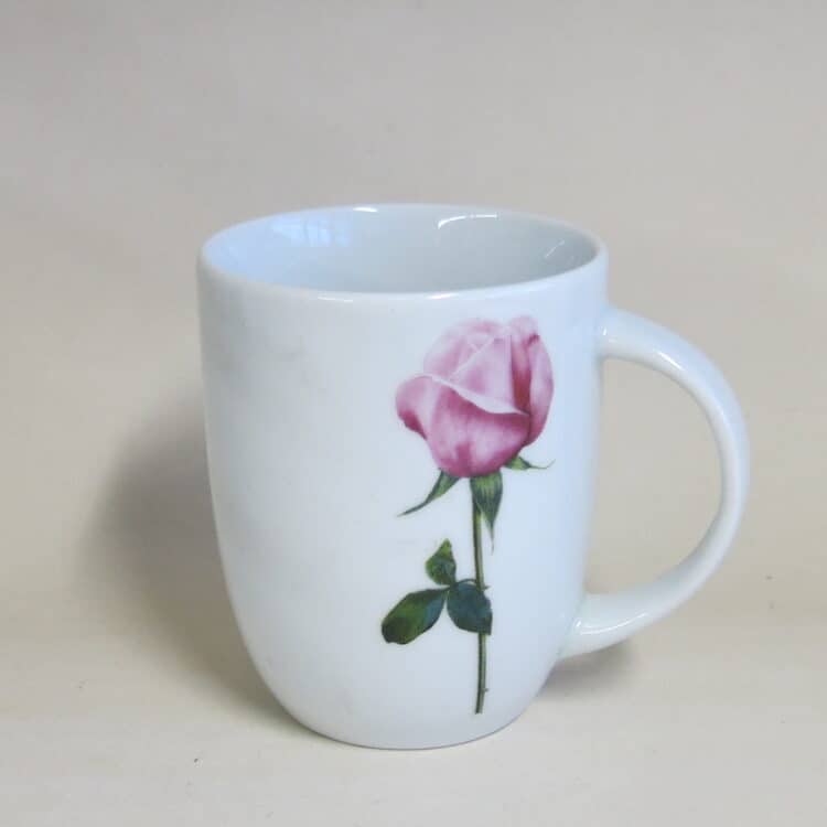 Porzellanbecher Daria 26 ml Rosa Rose