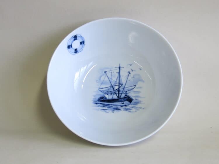 Frühstücksgeschirr Bowl Ole 18 cm Fischkutter maritim