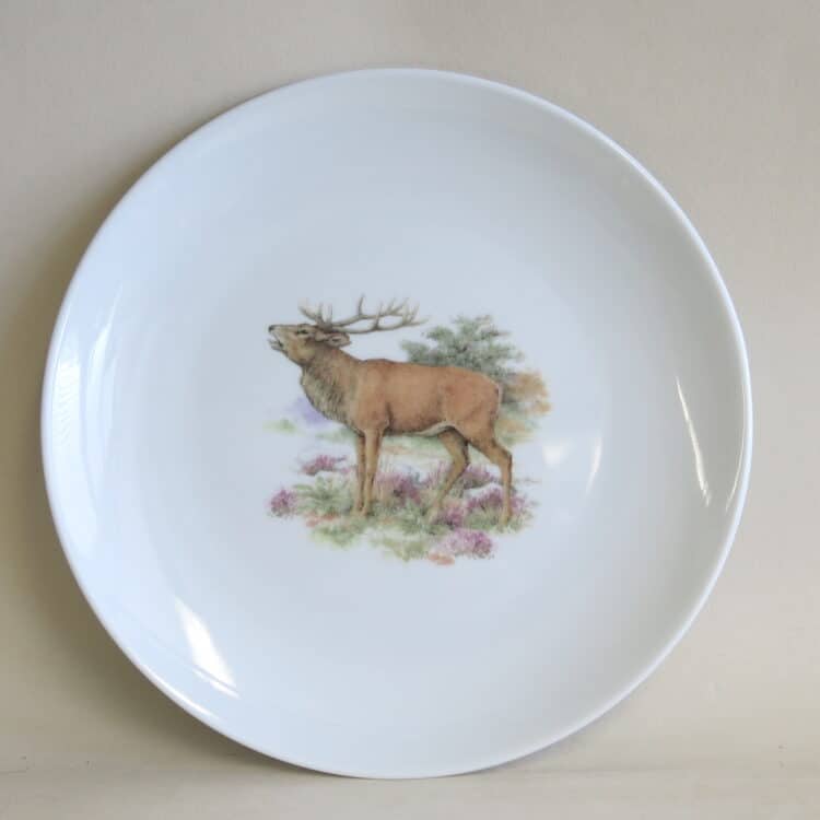 Teller Ole flach 24 cm Rothirsch englisch 2000