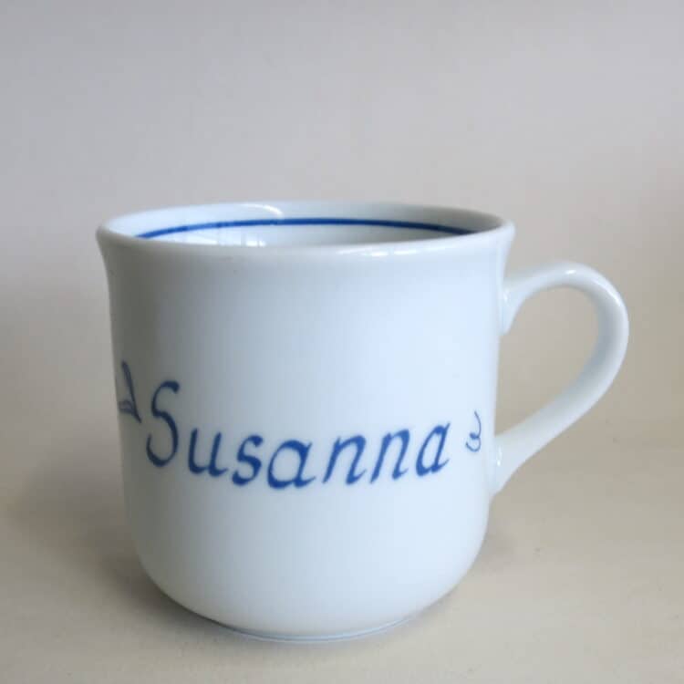 Klassische Namenstasse Sonderangebot Susanna