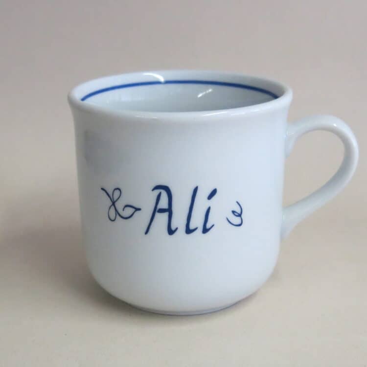 Klassische Namenstasse Sonderangebot Ali