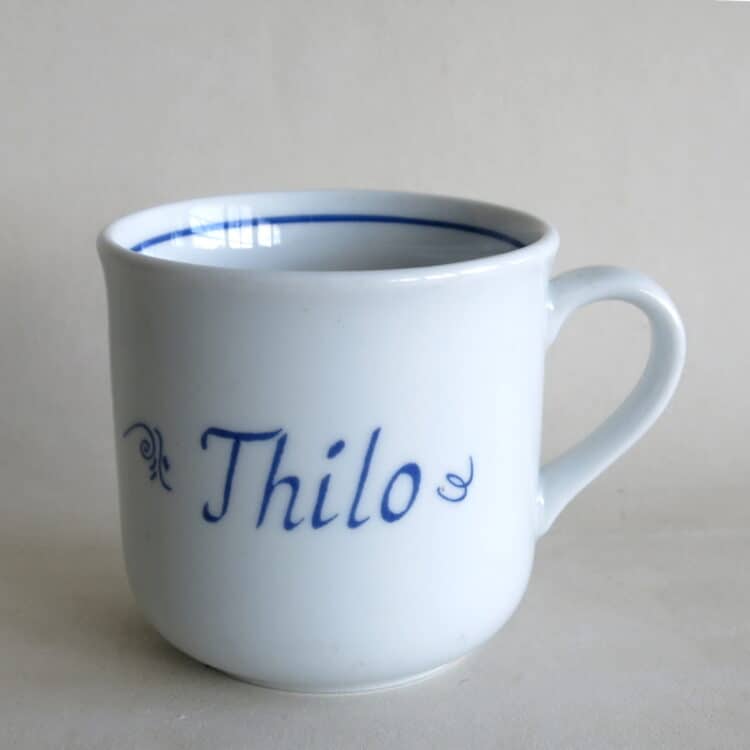 Klassische Namenstasse Sonderangebot Thilo