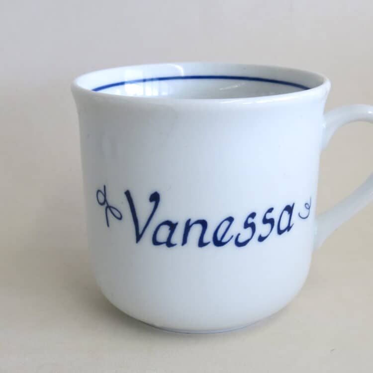 Klassische Namenstasse Sonderangebot Vanessa