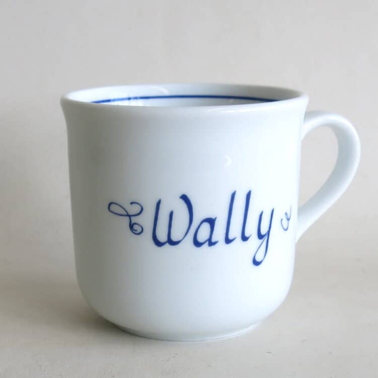 Klassische Namenstasse Sonderangebot Wally