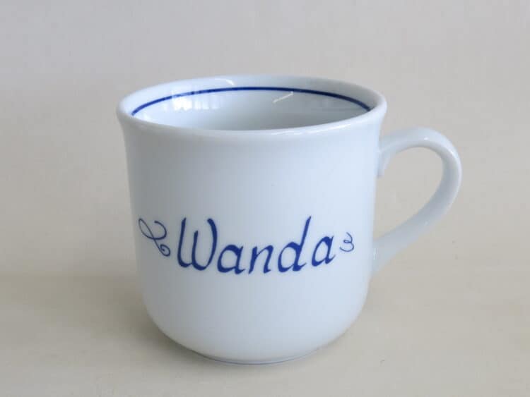 Klassische Namenstasse Sonderangebot Wanda