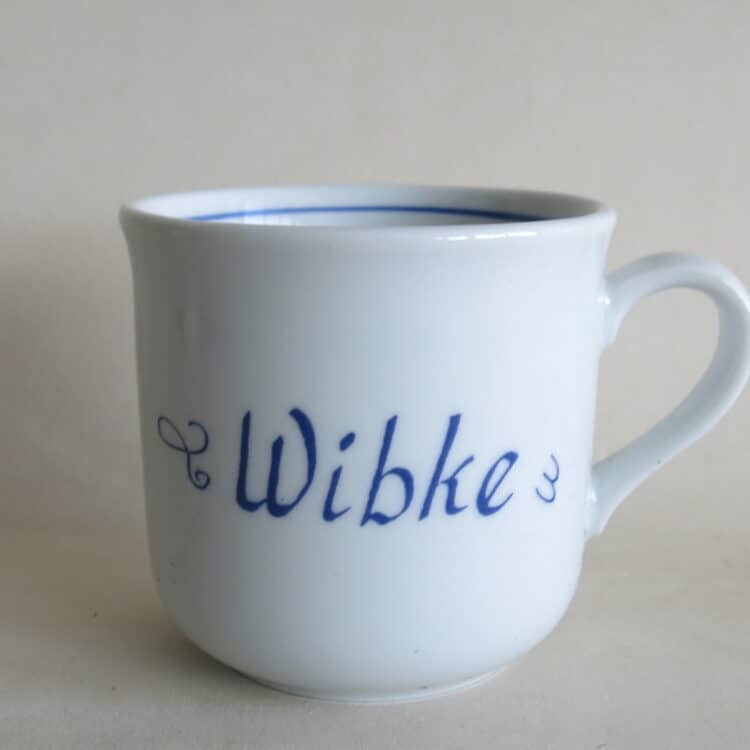 Klassische Namenstasse Sonderangebot Wibke