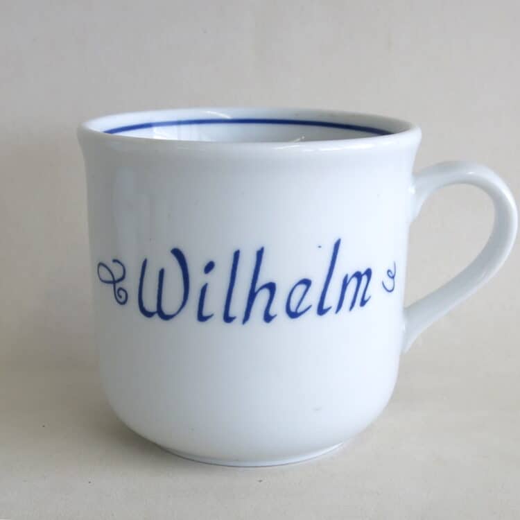Klassische Namenstasse Sonderangebot Wilhelm
