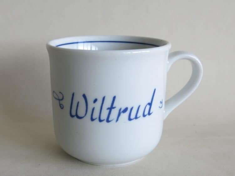 Klassische Namenstasse Sonderangebot Wiltrud