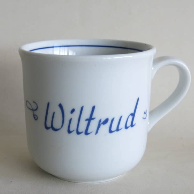 Klassische Namenstasse Sonderangebot Wiltrud