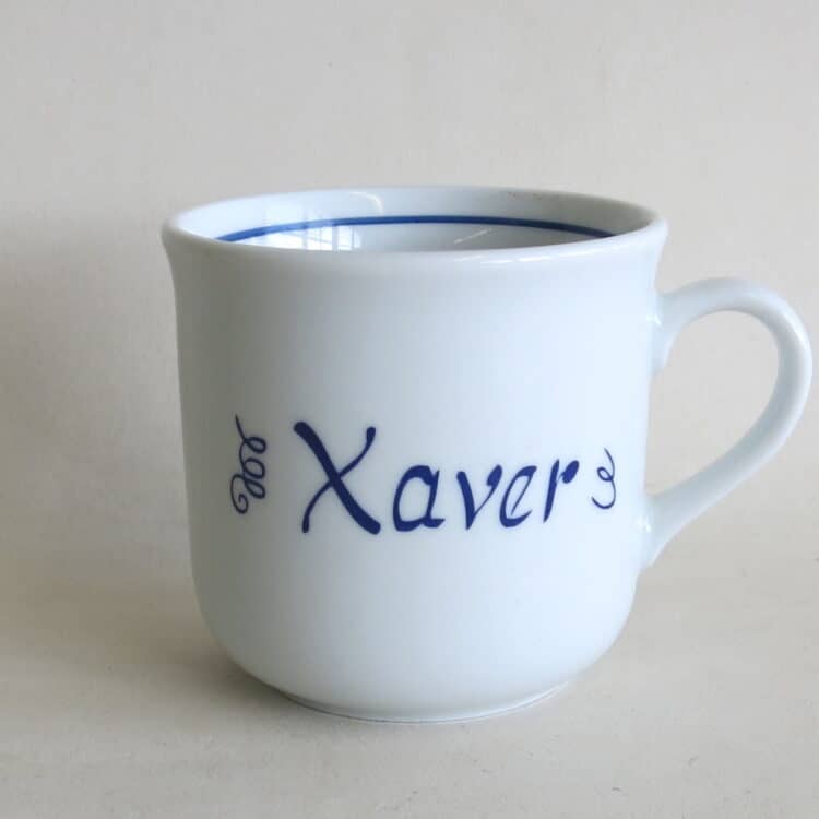Klassische Namenstasse Sonderangebot Xaver