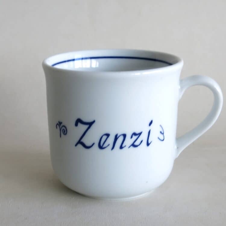 Klassische Namenstasse Sonderangebot Zenzi