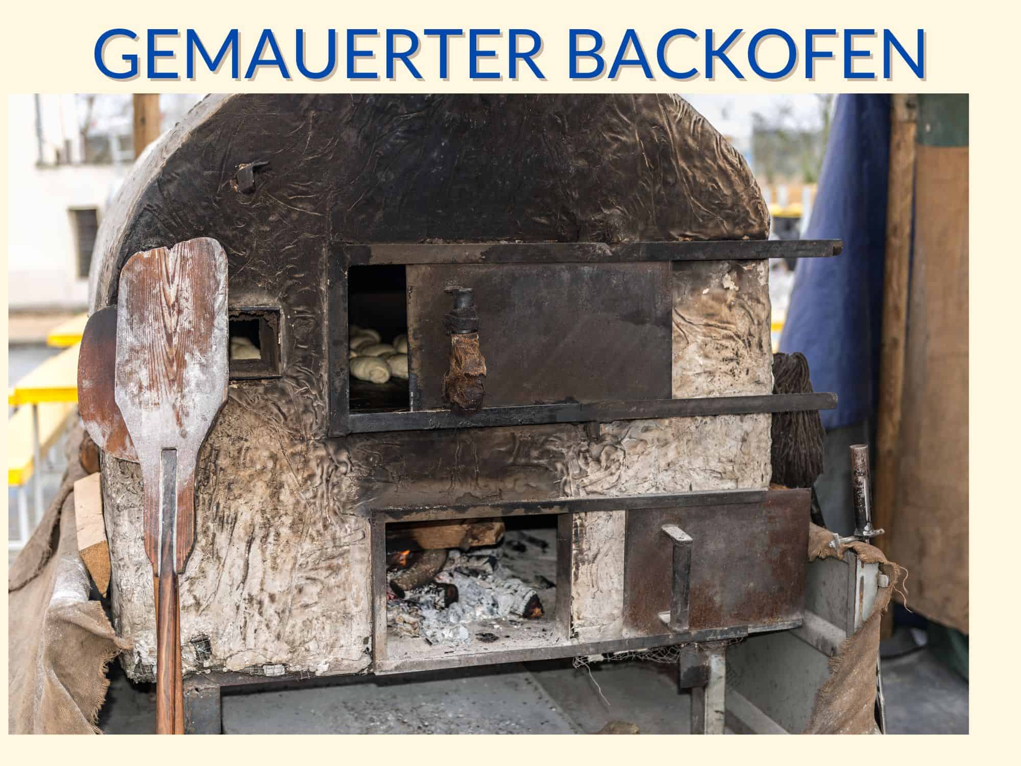 Gemauerter Backofen