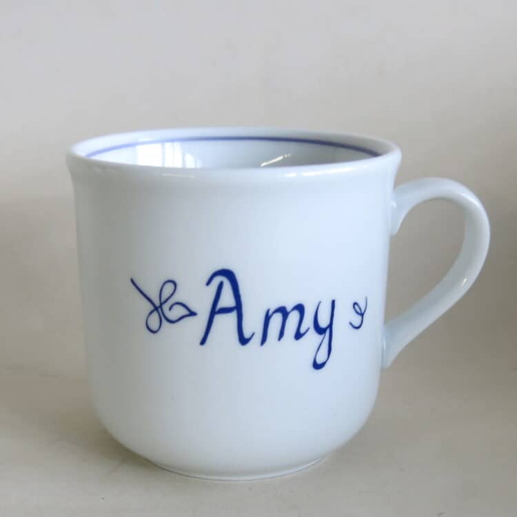 Klassische Namenstasse Sonderangebot Amy