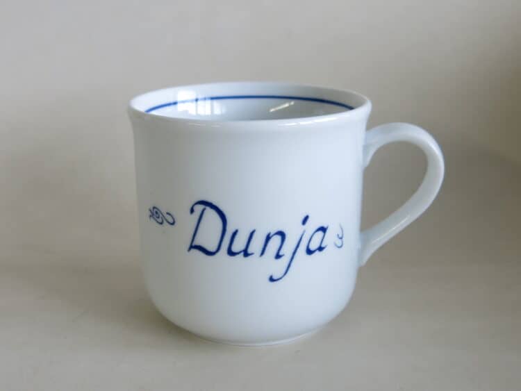 Klassische Namenstasse Sonderangebot Dunja