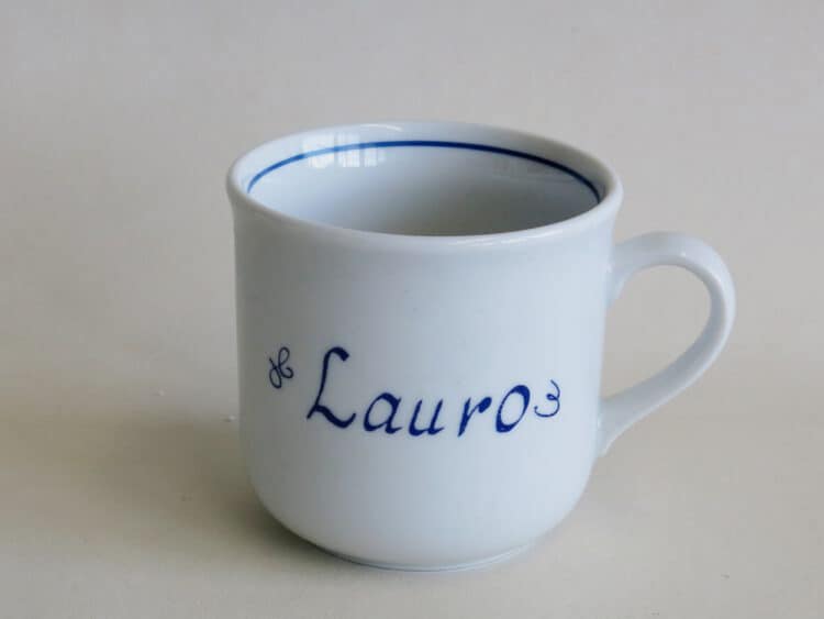 Klassische Namenstasse Sonderangebot Lauro