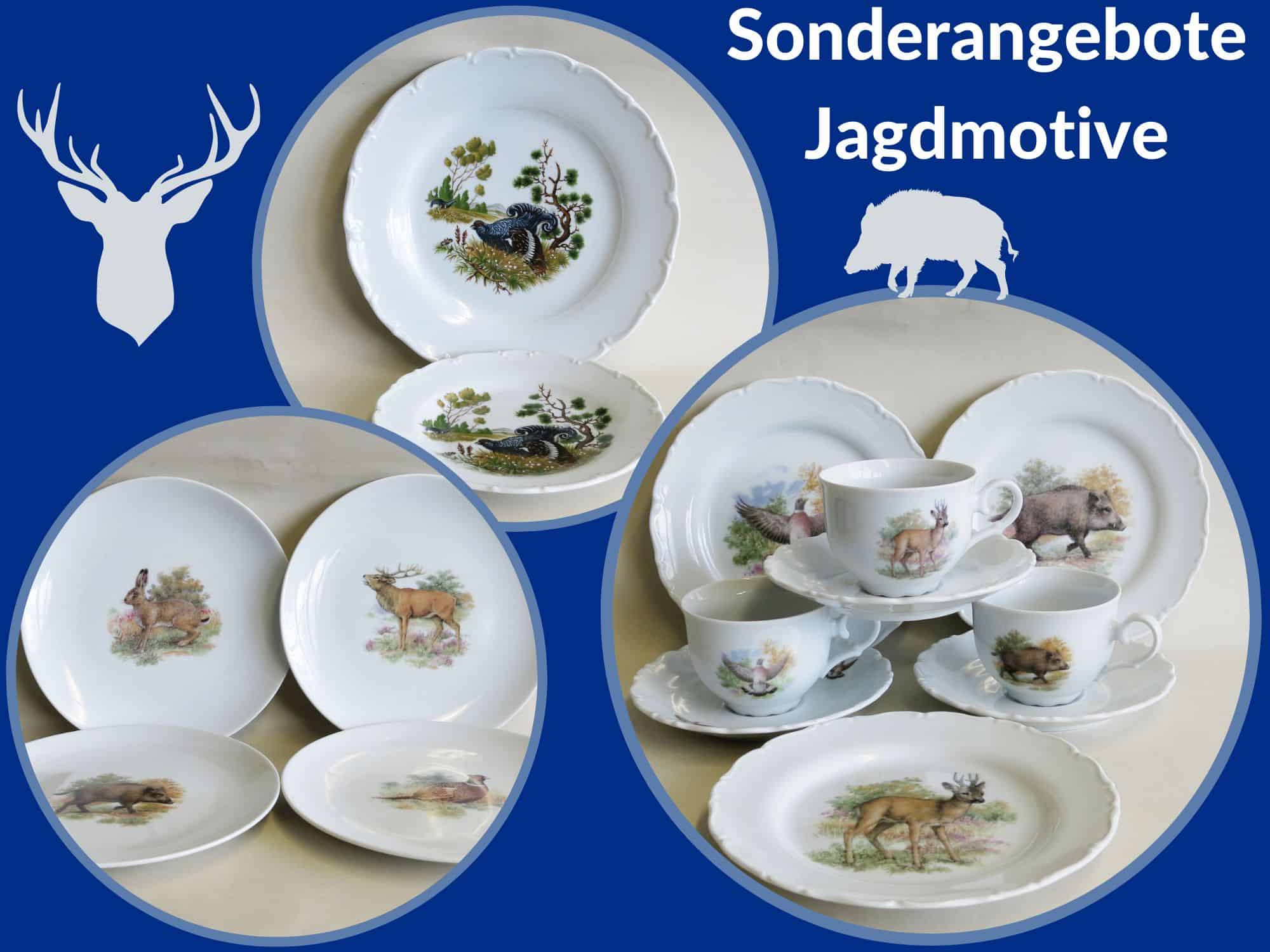 Sonderangebote Porzellan mit Jagdmotiven