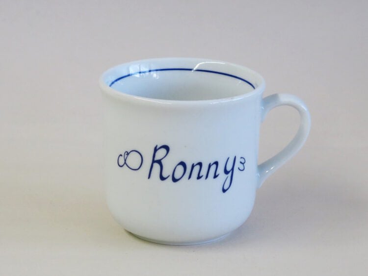 Sonderpreis klassische Namenstasse Ronny