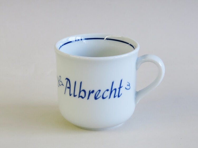 Klassische Namenstasse Sonderangebot Albrecht