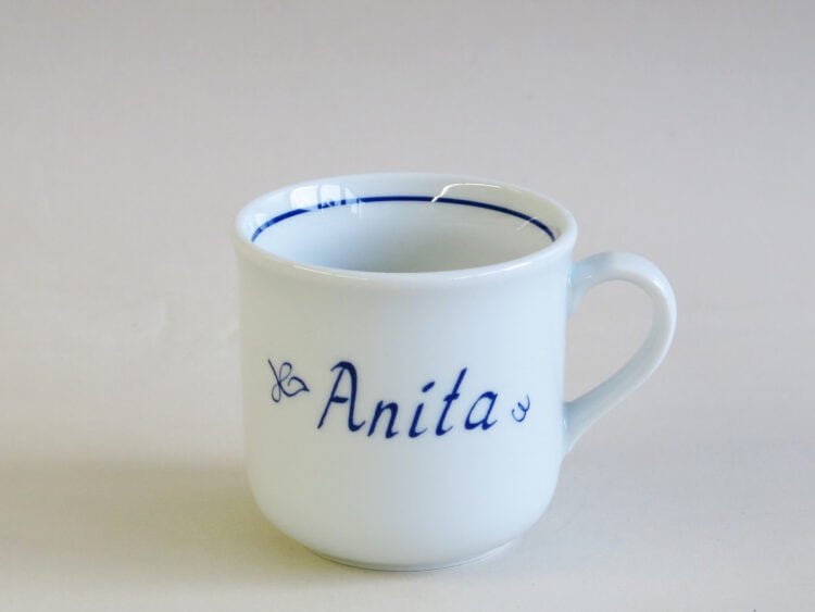 Klassische Namenstasse Sonderangebot Anita