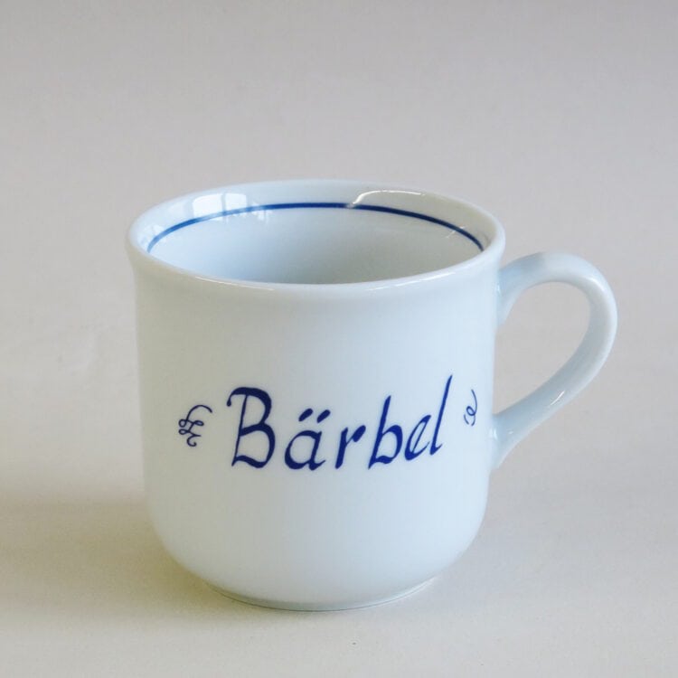 Klassische Namenstasse Sonderangebot Bärbel