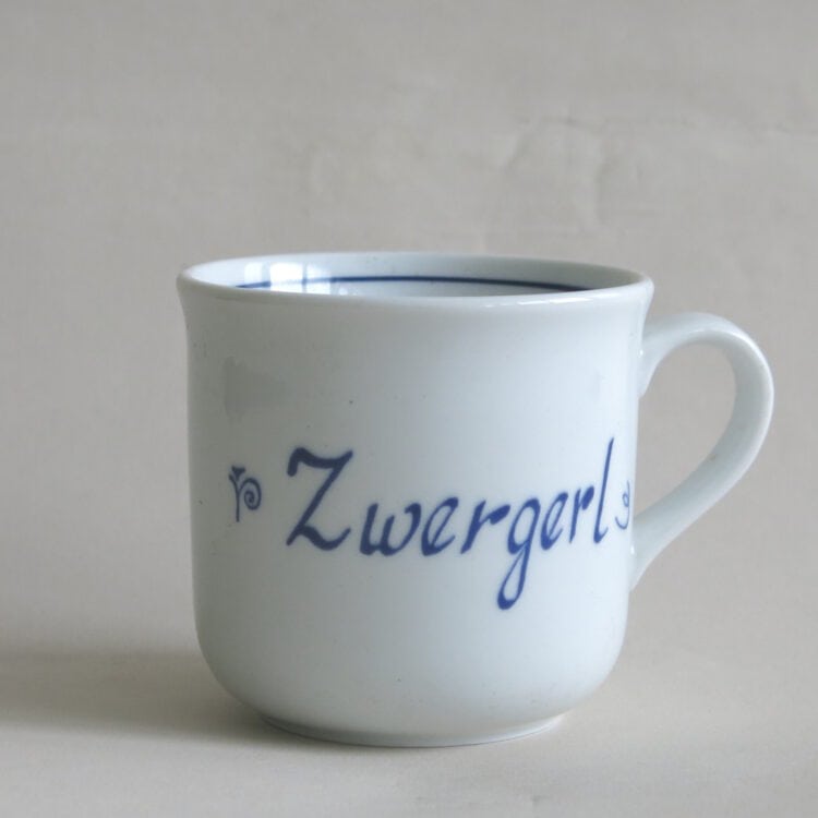 Klassische Namenstasse Sonderangebot Zwergerl